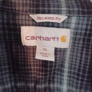 Carhardt flannel shirt XL